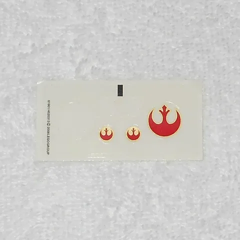 LEGO Star Wars - (x3) Rebel Alliance Symbol Stickers - 7668stk01 From 7668 2008