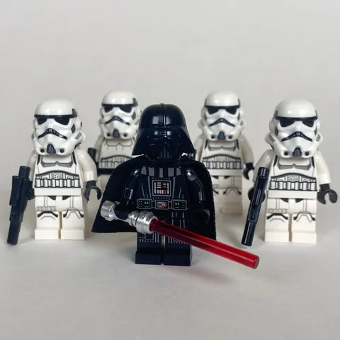 LEGO Star Wars Darth Vader 4x Imperial Stormtrooper Minifigure Lot sw1249 sw1327
