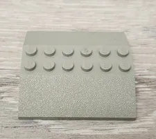 Lego 4509 Old Light Gray Slope 33 6 x 6 Double (Train Roof) Replacement READ