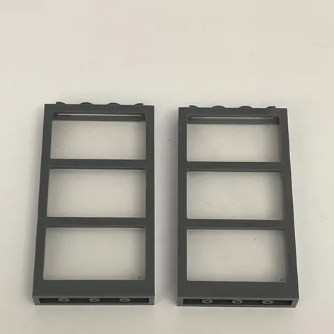 Lego 57894 Dark Gray with Windows Replacement Parts Pieces Lot of 2