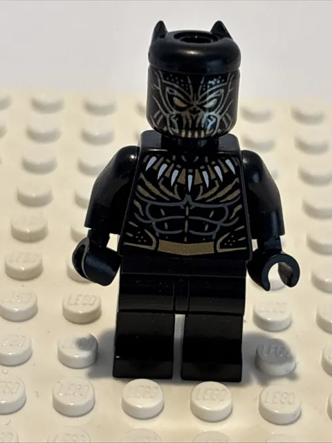 LEGO  Super Heros Erik Killmonger Golden Jaguar Minifigure sh477 76099