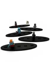 Custom Made Minifigure Display Stands - Pack Of Five