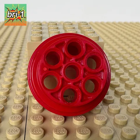 LEGO Ninjago: Red Wheel 31mm x 15mm, 60208, 70642, KILLOW vs SAMURAI X, 2018