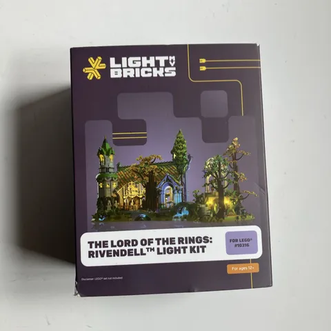 Light My Bricks LEGO Rivendell 1.0 Light Kit #10316 Brand New in Box (Retired)