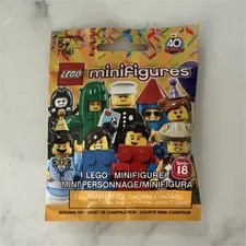 LEGO Minifigures Series 18 71021 Mystery Bag Foil Pack, 1-Piece Minifigure