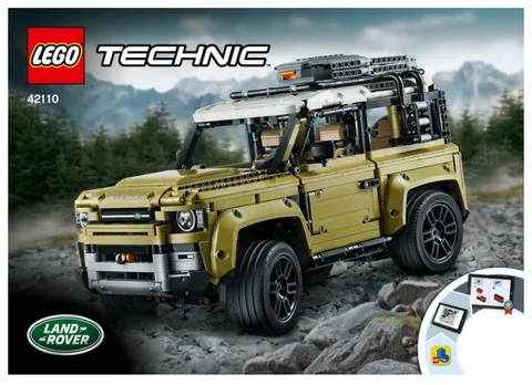 LEGO TECHNIC: Land Rover Defender (42110) Complete No Box With Instructions