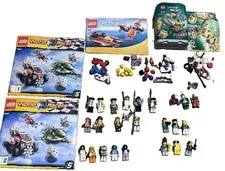 Vintage LEGO Collection- Mostly Random Figures From Old Sets, Manuals, & Parts
