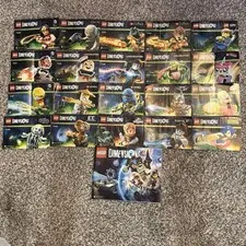 Lego Dimensions Instruction Manual Lot of 20 DC Batman Sonic Portal Ghostbusters