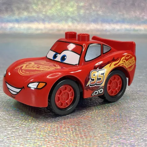 LEGO DUPLO DISNEY PIXAR CARS LIGHTNING MCQUEEN FIGURE FROM PISTON CUP RACE 10857