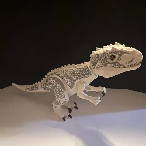 LEGO Jurassic World Indominus Rex figure White RARE 75919 RARE RETIRED MINT