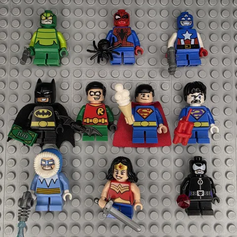Lego Super Heroes Mighty Micros Minifigures Lot