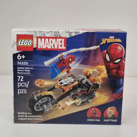 LEGO 76335 Spider-Man Vs. Ghost Rider Motorcycle 72Pcs New Sealed