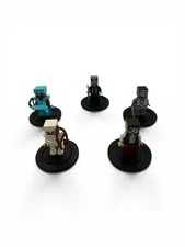 Custom Made Circle Minifigure Display Stands - Pack Of Five