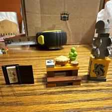 LEGO Harry Potter 75947 Buckbeak Printed Book Scroll Table Food Pieces Lot