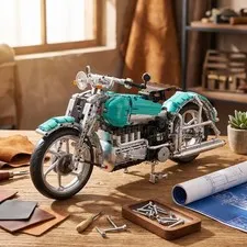 Cruiser Motorcycle Moc Technic 42130 42202 42170 76443 76335 60491 71838 Set
