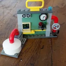 LEGO Custom Control Panel Build w/ Gauge, Printed Screen & Pipes