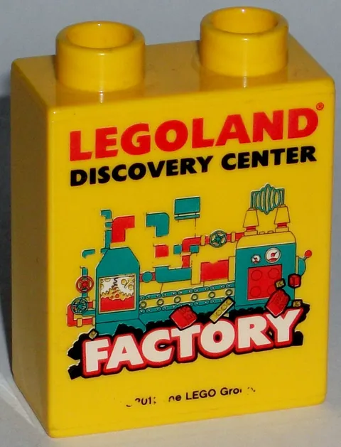 Misprint LEGO LEGOLAND Collectible Brick FACTORY 2012 DISCOVERY CENTER Misprint #28