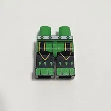 Lego Legs Marvel Superhero Green Pants Black Gold Minifigure Minifig Figure