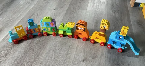 LEGO DUPLO: My First Animal 10863 and Number Train 10847 with Brick Box