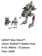 LEGO Star Wars: Clone Walker Battle Pack (8014)