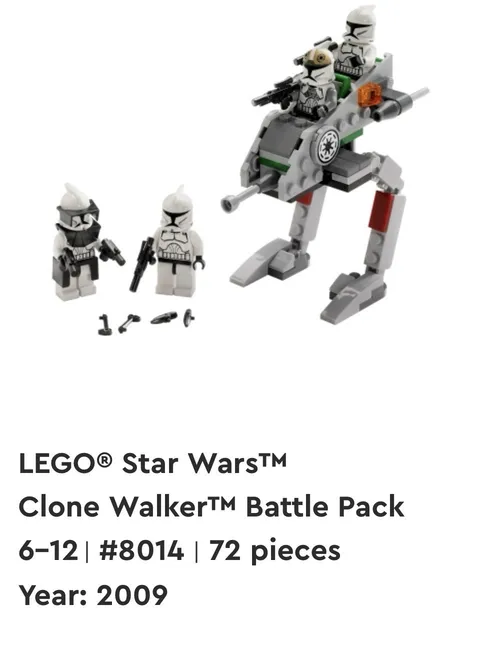 LEGO Star Wars: Clone Walker Battle Pack (8014)