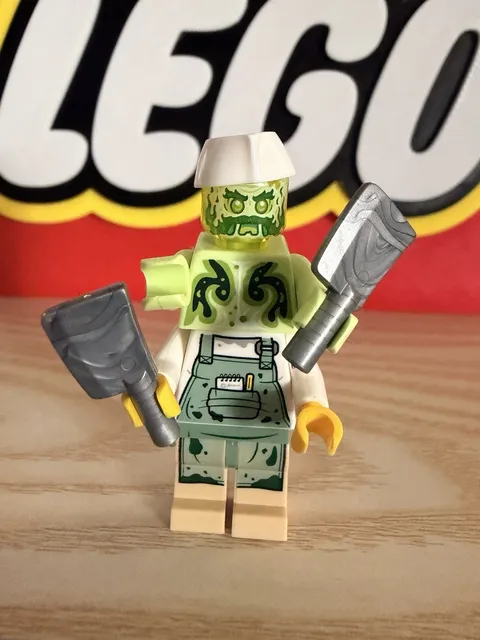 Lego Hidden Side Possessed Chef Enzo Minifigure With Accessories 