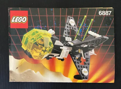 Vintage 1991 Lego 6887 Allied Avenger Instruction Manual Only