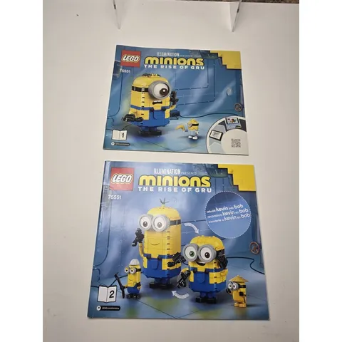 Lego Minions 75551 Replacement Instruction Manuals Only