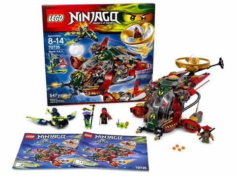 LEGO NINJAGO: Masters of Spinjitzu - Ronin R.E.X. (70735) Complete with Box