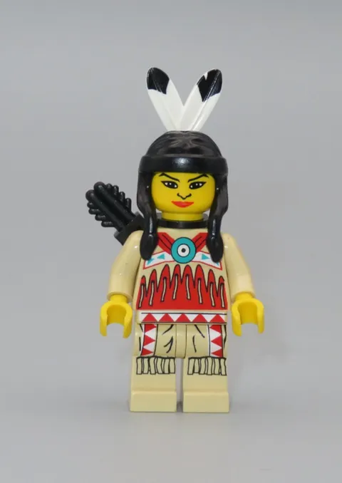 LEGO Female Native American quiver minifigure Western 6748 6746 6766 6763
