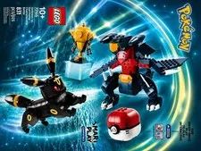 Lego Pokemon Smart Play Set 72165 Umbreon vs. Garchomp Championship Battle NEW