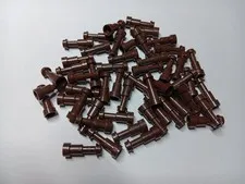 LEGO BULK LOT OF 56 DARK BROWN MINIFIGURE UTENSIL TELESCOPE  #64644