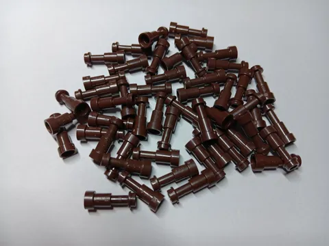 LEGO BULK LOT OF 56 DARK BROWN MINIFIGURE UTENSIL TELESCOPE  #64644