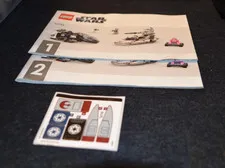 40755 INSTRUCTION BOOKLET & ORIGINAL STICKERS ONLY Set 40755 ~ Lego Star Wars