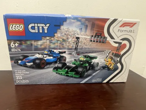 LEGO City Formula 1 F1 Grid with VCARB & Sauber Race Cars Toy 60474