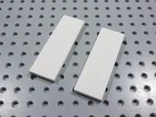 LEGO Lot of 2 White 2x6 Smooth Tiles Plates BB