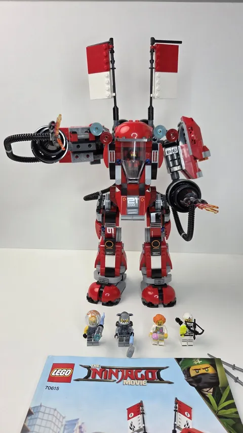 LEGO The LEGO Ninjago Movie: Fire Mech (70615) 5 Minifigures & Instructions 