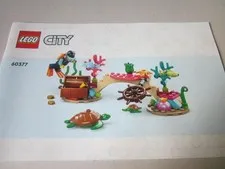 Lego Building Instructions Instruction City 60377 Divers and Treasures