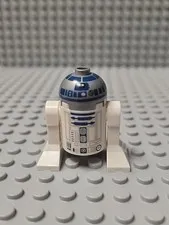 LEGO Star Wars Astromech Droid R2-D2 Minifigure Flat Silver Head