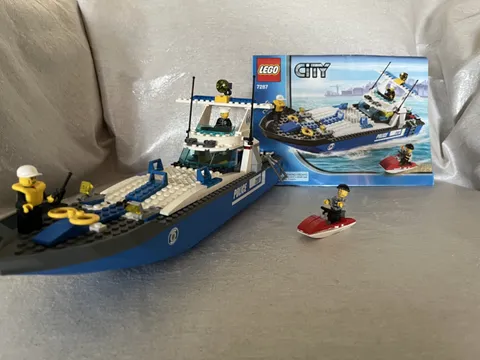 lego 7287 police patrol boat