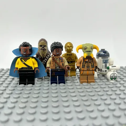 Lego 75257 Millennium Falcon Minifigure Set All 7 Lot 2019 Lando Cape Boolio