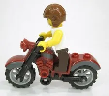 LEGO Pharaoh's Quest  7306 pha006 Mac McCloud Minifig Minifigure & Bike