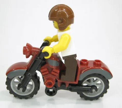 LEGO Pharaoh's Quest  7306 pha006 Mac McCloud Minifig Minifigure & Bike