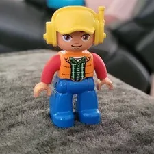 Lego: Duplo- Big Construction Site 10813- Replacement Construction Worker Figure