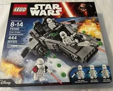 Lego Star Wars First Order Snowspeeder 75100 Retired New Sealed Snowtrooper