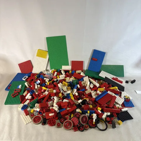 Lego Vintage Lot Random Pieces Mostly 1980's - Wheels, Windows, Base Plates, Etc