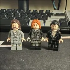 LEGO Harry Potter Minifigure Lot of 3 Figures - 3 Minifigures Plastic