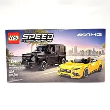 LEGO Speed Champions Mercedes-AMG G 63 & SL 63 Set 76924 808 Pcs New Box Wear