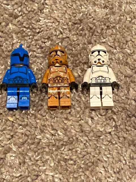 Lego Star Wars Clone Trooper Lot! Senate Commando, and Phase 2’s! READ DISC