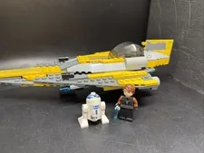 LEGO Star Wars: Anakin's Jedi Starfighter 7669 Complete Build With Minifigures